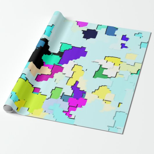 ABSTRAKTES MUSTER _ 66 GESCHENKPAPIER (Ungerollt)