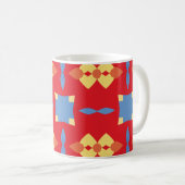Abstraktes Muster, abstrakt, Hintergrund, Abzeiche Kaffeetasse (VorderseiteRechts)