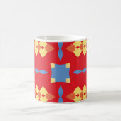 Abstraktes Muster, abstrakt, Hintergrund, Abzeiche Kaffeetasse (Mittel)