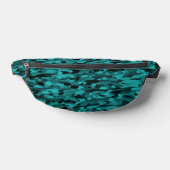 Abstraktes Muster Aquamarin Bauchtasche (Ablage )