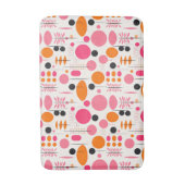 Abstraktes Muster aus dem Mittelalter - farbenfroh Badematte (Vorderseite Vertikal)