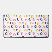 Abstraktes Muster aus der Mitte des Jahrhunderts Schreibtischunterlage (Vorderseite)