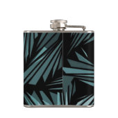 Abstraktes Muster aus Glasblass Flachmann (Rückseite)