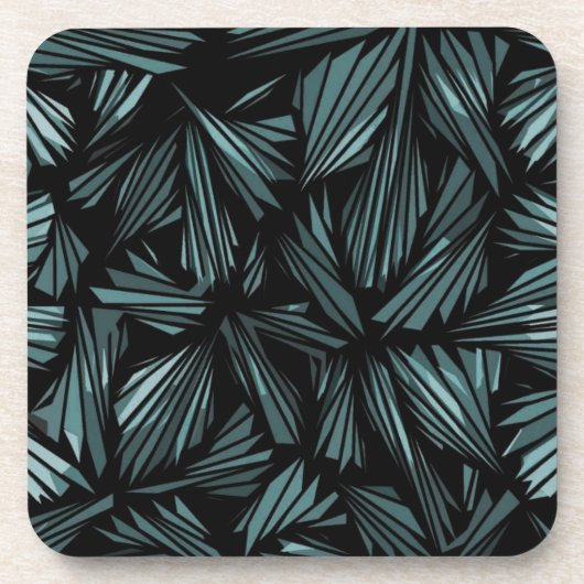 Abstraktes Muster aus Glasblass Getränkeuntersetzer (Vorderseite)