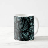 Abstraktes Muster aus Glasblass Kaffeetasse (VorderseiteRechts)