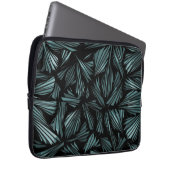 Abstraktes Muster aus Glasblass Laptopschutzhülle (Vorne Rechts)