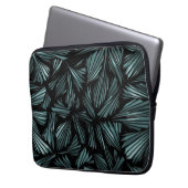 Abstraktes Muster aus Glasblass Laptopschutzhülle (Vorderseite Links)