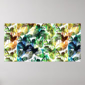 Abstraktes Muster aus lebhaften Farben Poster (Vorne)