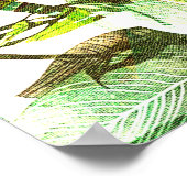 Abstraktes Muster aus lebhaften Farben Poster (Ecke)