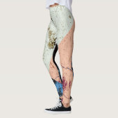 Abstraktes Muster aus Marmor Leggings (Links)