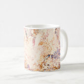 Abstraktes Muster aus Marmorflüssigkeiten Kaffeetasse (VorderseiteRechts)