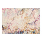 Abstraktes Muster aus Marmorflüssigkeiten Kissenbezug (Rückseite)