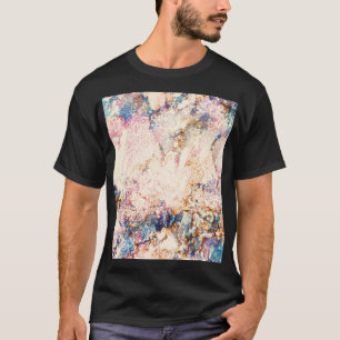 Abstraktes Muster aus Marmorflüssigkeiten T-Shirt