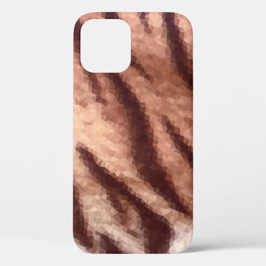 Abstraktes Muster aus Poly-Tiger. Natur Case-Mate iPhone Hülle (Rückseite)