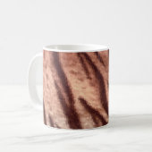Abstraktes Muster aus Poly-Tiger. Natur Kaffeetasse (Vorderseite Links)