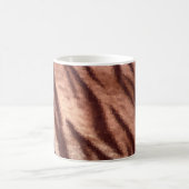 Abstraktes Muster aus Poly-Tiger. Natur Kaffeetasse (Mittel)