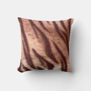 Abstraktes Muster aus Poly-Tiger. Natur Kissen