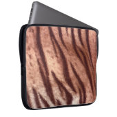 Abstraktes Muster aus Poly-Tiger. Natur Laptopschutzhülle (Vorne Rechts)