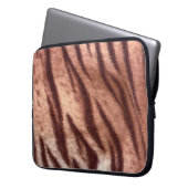 Abstraktes Muster aus Poly-Tiger. Natur Laptopschutzhülle (Vorderseite Links)