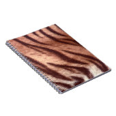 Abstraktes Muster aus Poly-Tiger. Natur Notizblock (Rechte Seite)