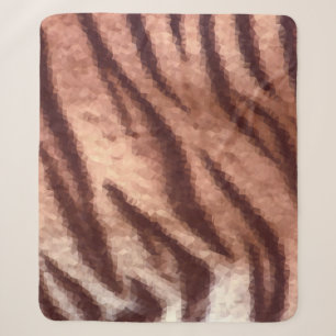 Abstraktes Muster aus Poly-Tiger. Natur Sherpadecke