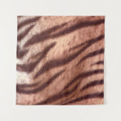 Abstraktes Muster aus Poly-Tiger. Natur Wandteppich (Vorderseite (Horizontal))