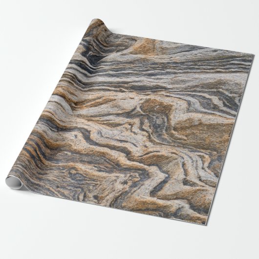 Abstraktes Muster aus Texturmarmor Geschenkpapier (Ungerollt)