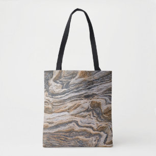 Abstraktes Muster aus Texturmarmor Tasche