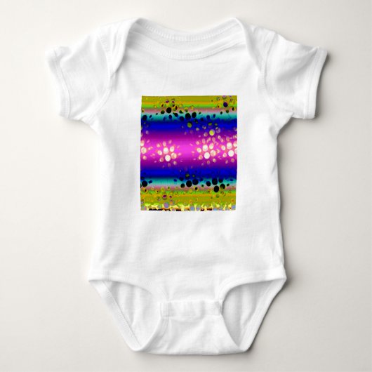 Abstraktes Muster Baby Strampler (Vorderseite)