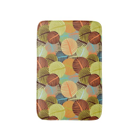 Abstraktes Muster Badematte (Vorderseite Vertikal)