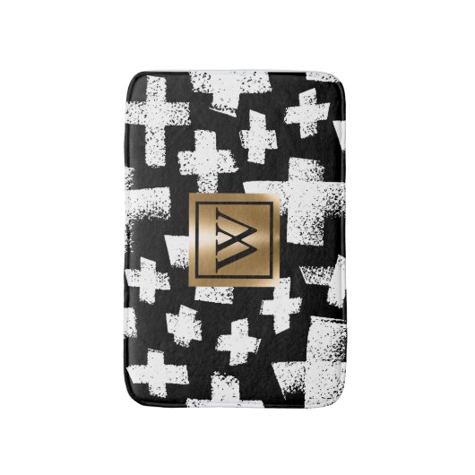 Abstraktes Muster Badematte (Vorderseite Vertikal)