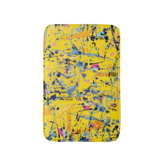 Abstraktes Muster Badematte (Vorderseite Vertikal)