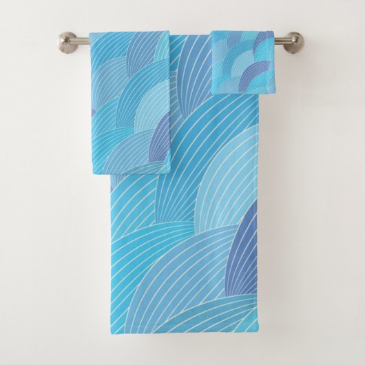 Abstraktes Muster Badhandtuch Set (Insitu)