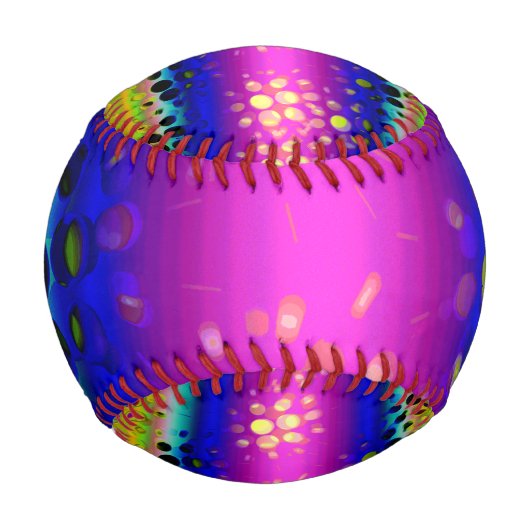 Abstraktes Muster Baseball (Vorderseite)