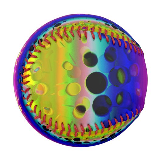 Abstraktes Muster Baseball (Vorderseite Links)