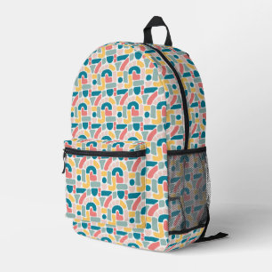 Abstraktes Muster Bedruckter Rucksack