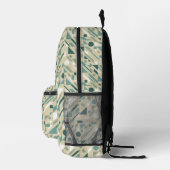 Abstraktes Muster Bedruckter Rucksack (Rechts)