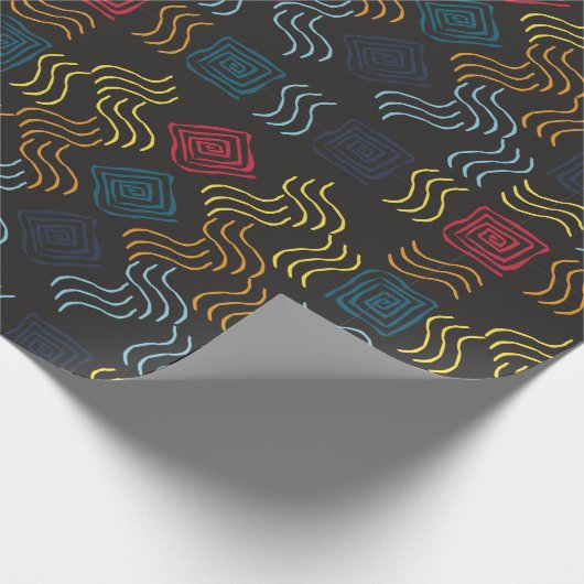 Abstraktes Muster |Bestes Geschenk für abstrakte K Geschenkpapier (Ecke)