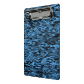 Abstraktes Muster Blau Mini Klemmbrett (Gewinkelt2)