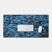 Abstraktes Muster Blau Schreibtischunterlage (Tastatur & Maus)