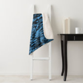 Abstraktes Muster Blau Sherpadecke (Beispiel)