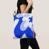 Abstraktes Muster - blau Tasche (Von Nahem)