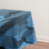 Abstraktes Muster Blau Tischdecke (Beispiel)