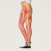 Abstraktes Muster botanischer Kunst Leggings (Links)