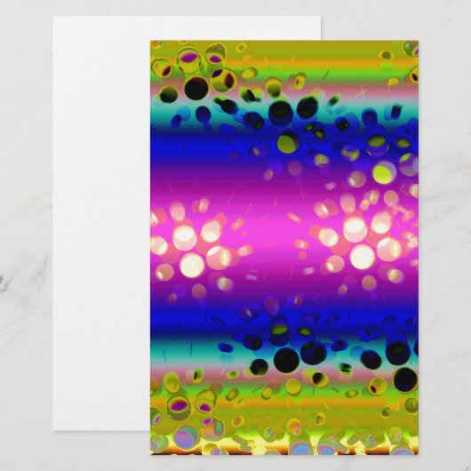 Abstraktes Muster Briefpapier (Vorne/Hinten)