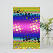 Abstraktes Muster Briefpapier (Stehend Vorderseite)