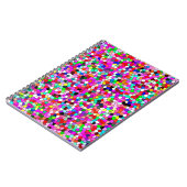 abstraktes Muster, bunte Mosaiktapete, Geomet Notizblock (Linke Seite)