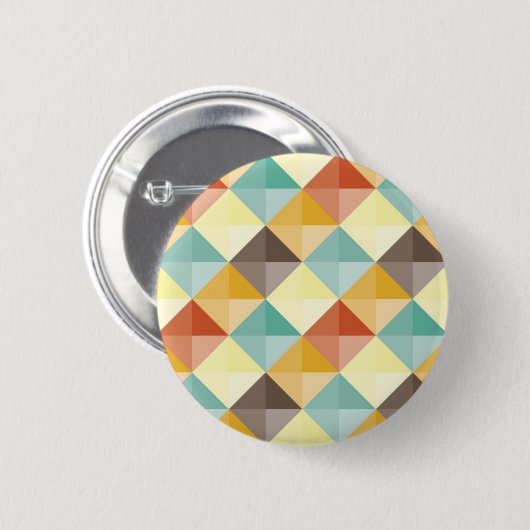 Abstraktes Muster Button (Vorne & Hinten)