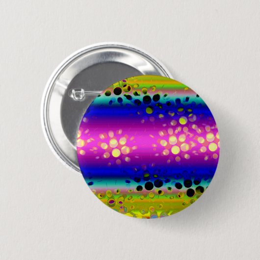 Abstraktes Muster Button (Vorne & Hinten)