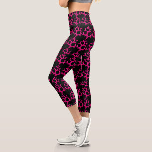 Abstraktes Muster Capri Leggings